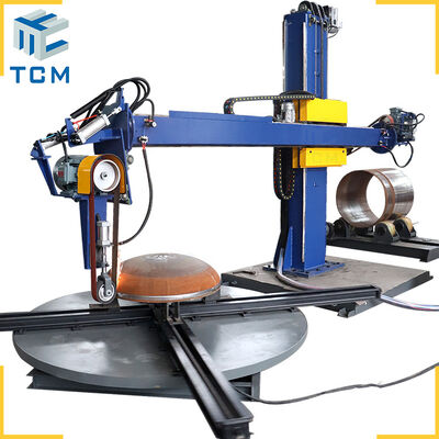  Steel tanks shell and dish ends  inner outer surface polishing machine automatic polisher