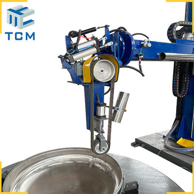 Machine de polissage de la surface de l'extrémité de la plaque semi-automatique pour le cuivre et l'aluminium
