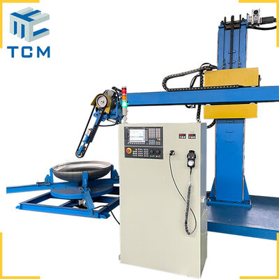Steel cylinder head Dished Head surface grinding polishing machine 