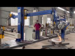 Machine de polissage automatique de la tête de récipient en acier