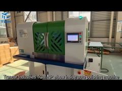 Machine de polissage automatique PLC à 90 degrés en acier BPE à coude interne
