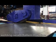 Planisseur de soudure automatique PLC pour les tôles d'acier, réservoirs de coque, finitions de soudures longitudinales